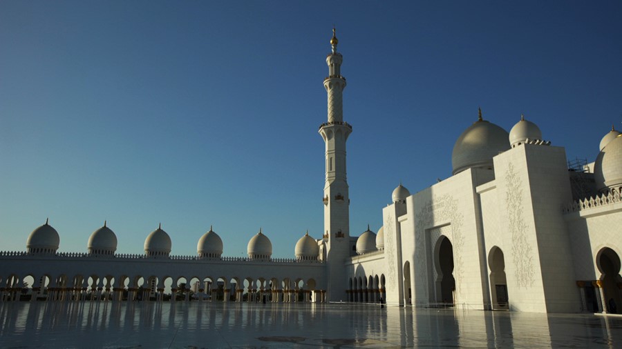 Abu Dhabi - Mesquita Sheikh Zayed - Exuberante fachada