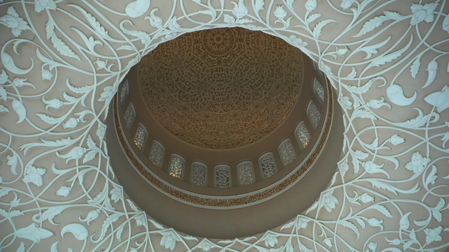 Abu Dhabi - Mesquita Sheikh Zayed - Uma das cúpulas da mesquita
