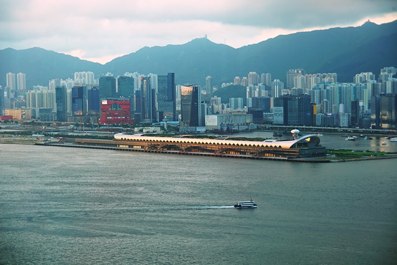 Hong Kong - O antigo aeroporto de Kai Tak hoje é um parque olímpico